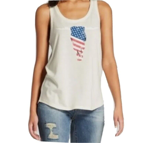 Grayson Threads Patriotic Steer Head Tank Top Sleeveless Graphic T Shirt XXL - Picture 2 of 5